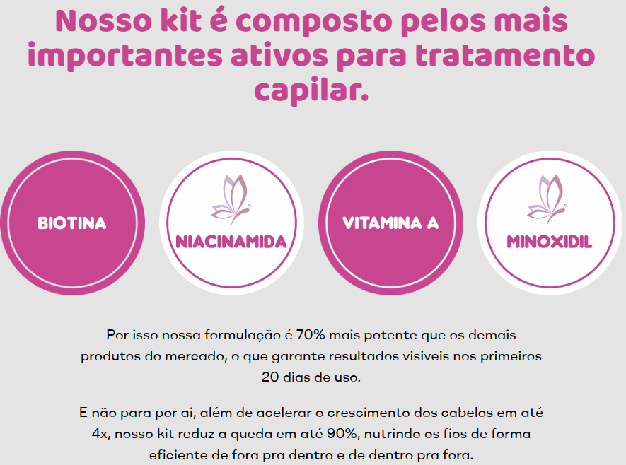 Aubefor - 1 Kit 90 dias + Máscara 4 sdds