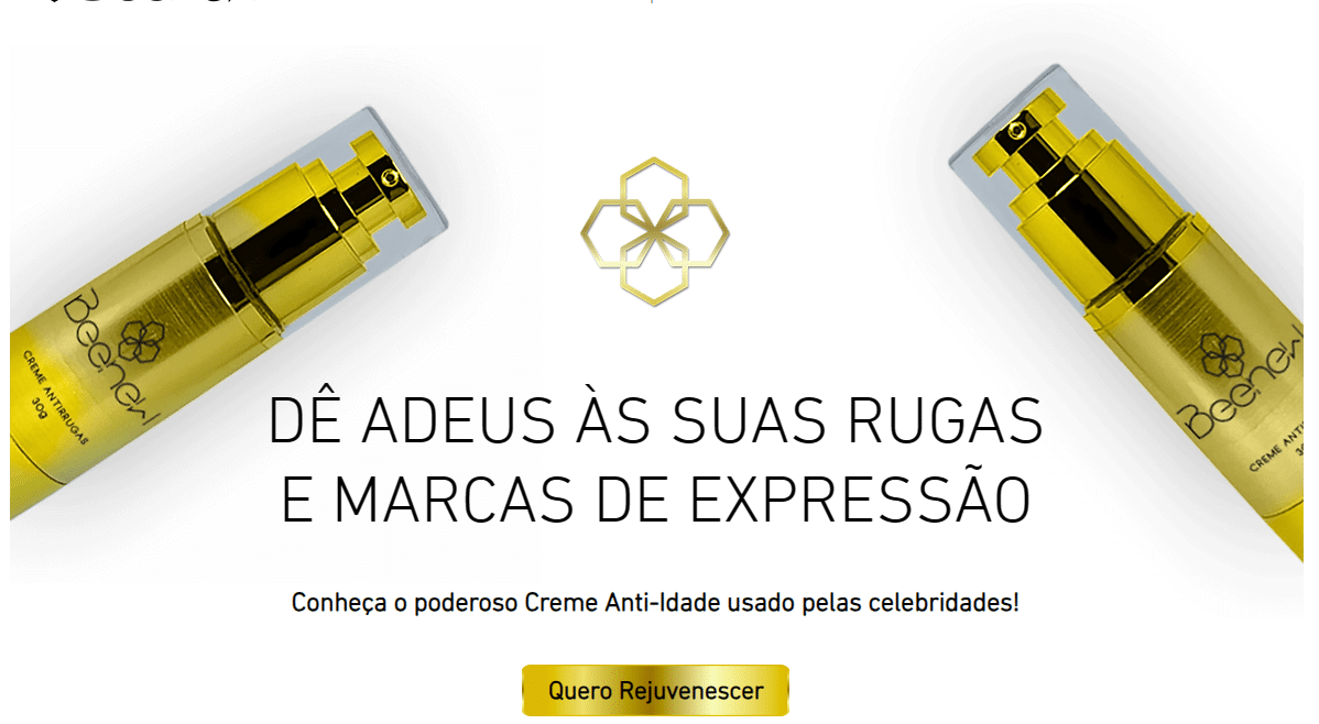 Creme Antirrugas Beenew | 3 frascos 1