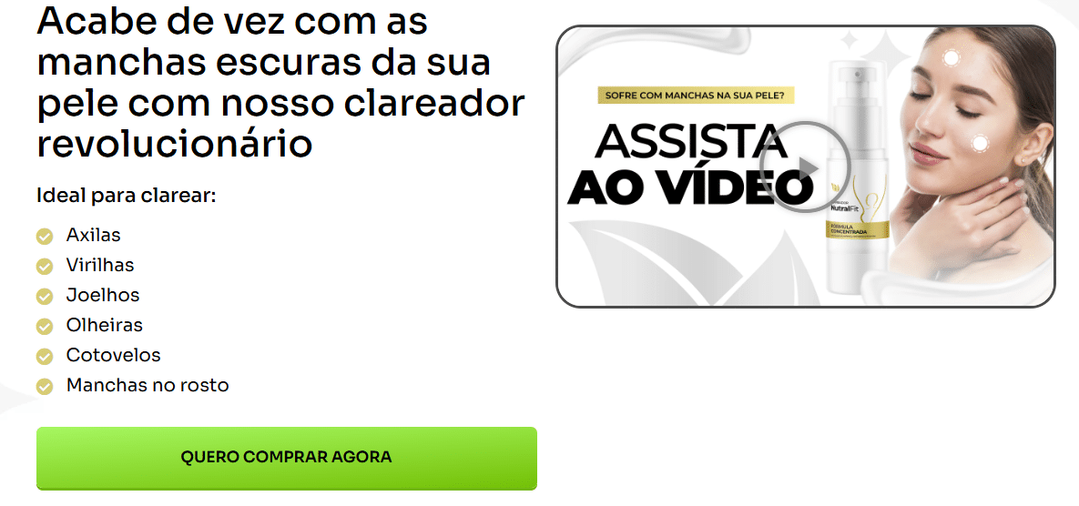 Clareador de manchas para o rosto na Amo Minha Pele 1 Screenshot 7