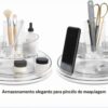 Organizador de Maquiagem Giratório 360° em Acrílico Transparente - Prateleiras Ajustáveis para Cosméticos, Batons e Cuidados com a Pele - Ideal para Penteadeiras | .br 3 616tQSOwOsL. AC SL1500