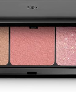 KIKO MILANO, Multi Finish Trio Blush & Bronzer Palette, Paleta Compacta 2 em 1, Cor 02