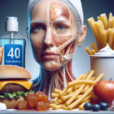 A Relacao entre Alimentacao e Oleosidade da Pele Apos os 40 Anos