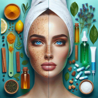 Clareadores Naturais vs. Quimicos Qual a Melhor Opcao para Voce